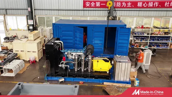 40000psi (2758bar) Diesel Unit Super High Pressure Pump Machine